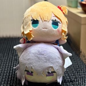 NWT Furyu Hololive BIG lying down plushie Set: Nekomata Okayu & Akai Haato